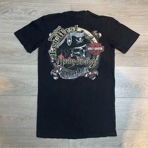 Harley-Davidson black t- shirt Peterson's Key West 2011 Florida